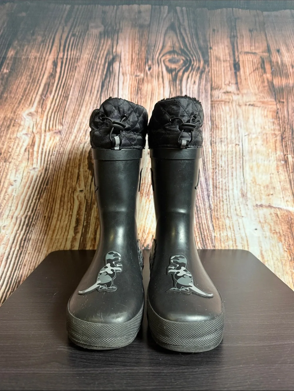 London Fog Toby Dinosaur Rain Boots Boys Sz 1